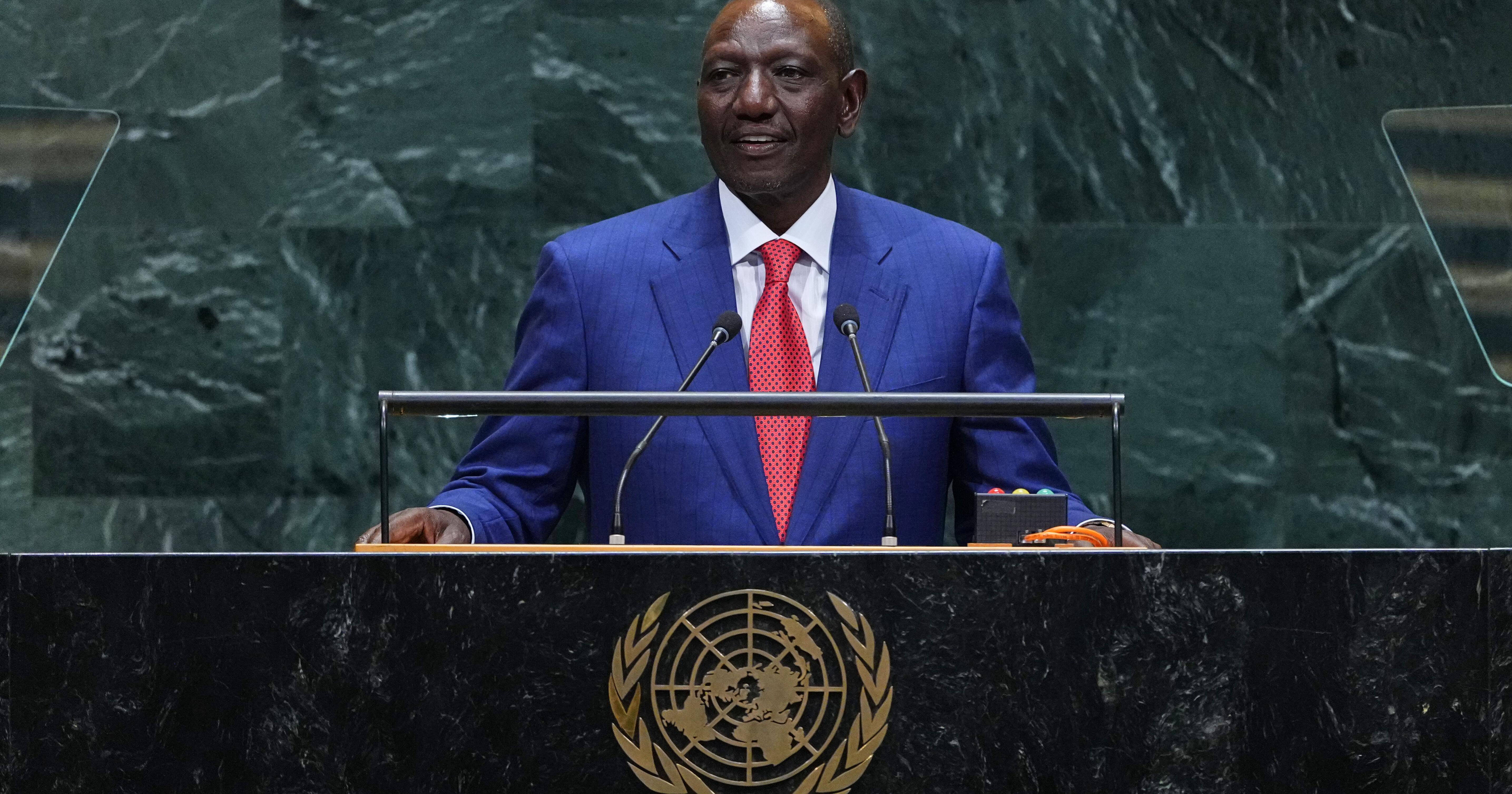 Kenya President William Ruto attends Atlanta Dream win to watch Madina Okot play