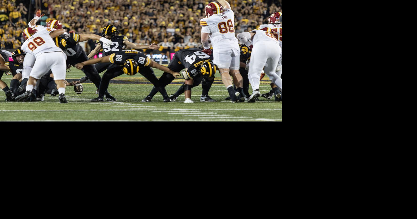 Caden Buhr goes from Iowa football walk-on to Cy-Hawk hero with game-winning kick