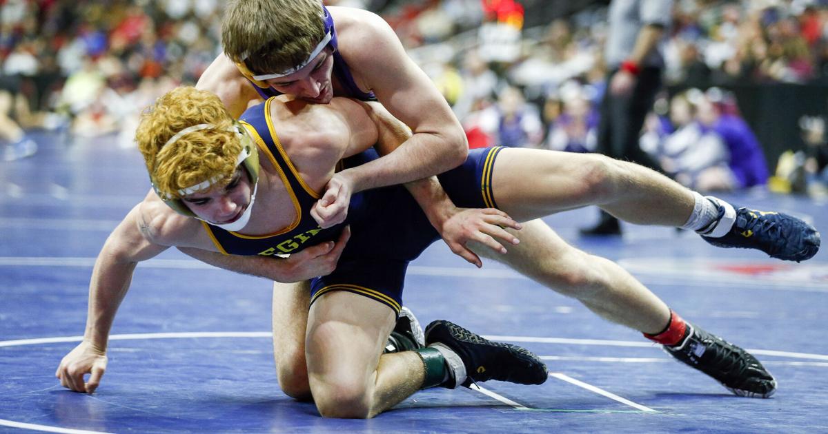 Gunner Hommer Alburnett senior Gunnar Keeney goes from no state wrestling wins to 2 ...