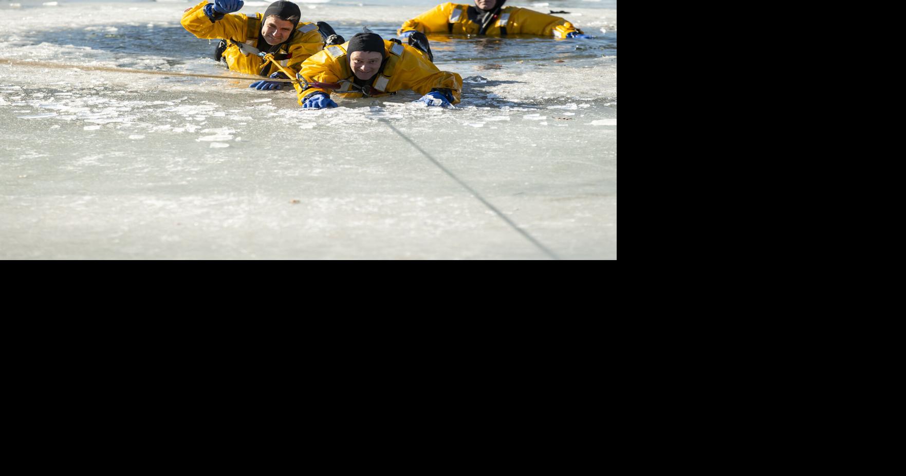 Practicing ice rescues | News | thegazette.com