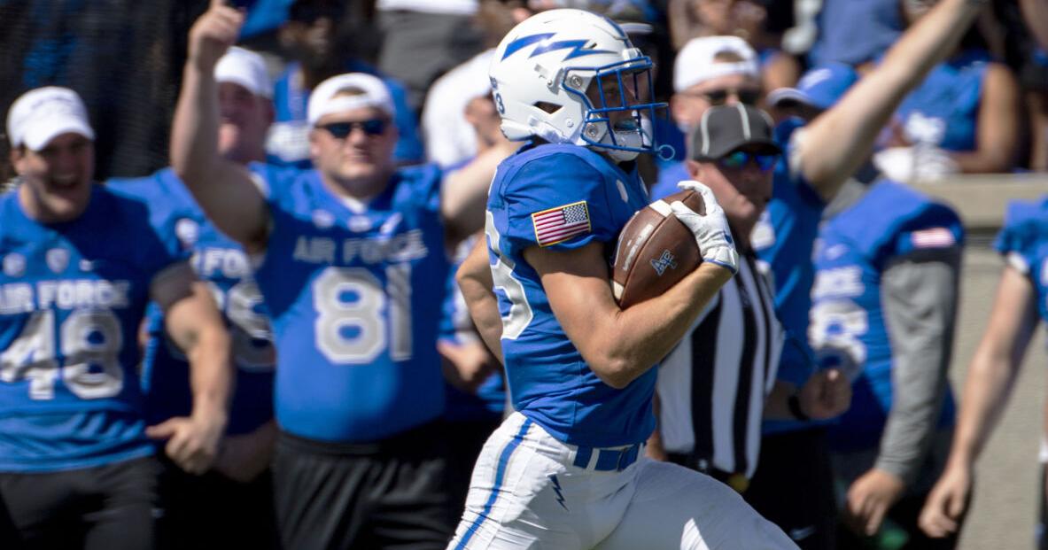 Air Force rushes for 582 yards, 5 TDs in 48-17 win over UNI | College ...