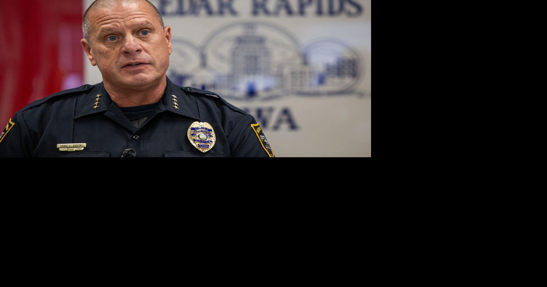 Cedar Rapids police chief David Dostal is retiring