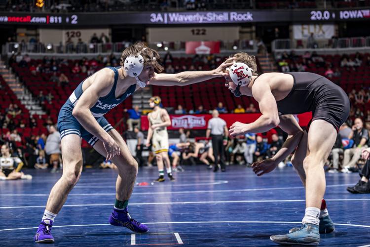 Photos: Day 1 of the 2023 Iowa Class 3A boys’ state wrestling ...