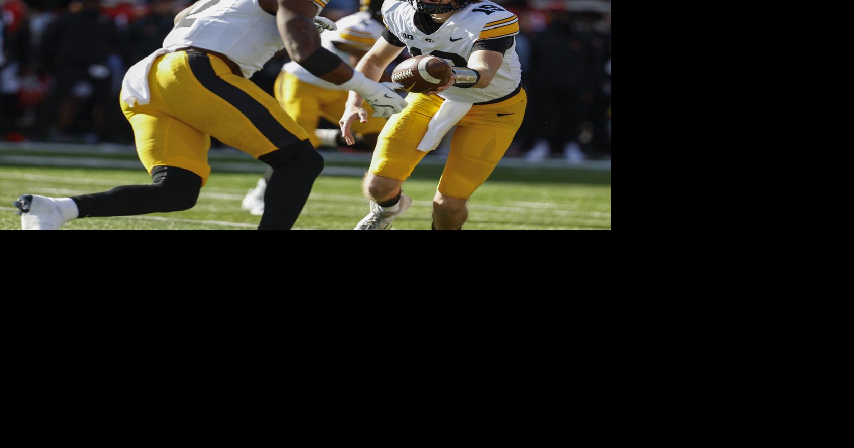 Iowa football lists Jackson Stratton as first-team QB on depth chart ...