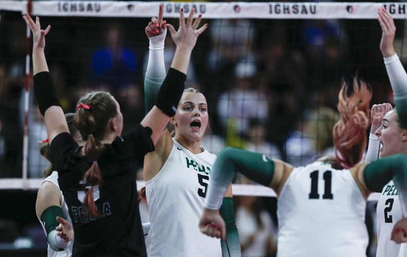 Photos: Sioux Center vs. Pella Iowa High School Volleyball State ...