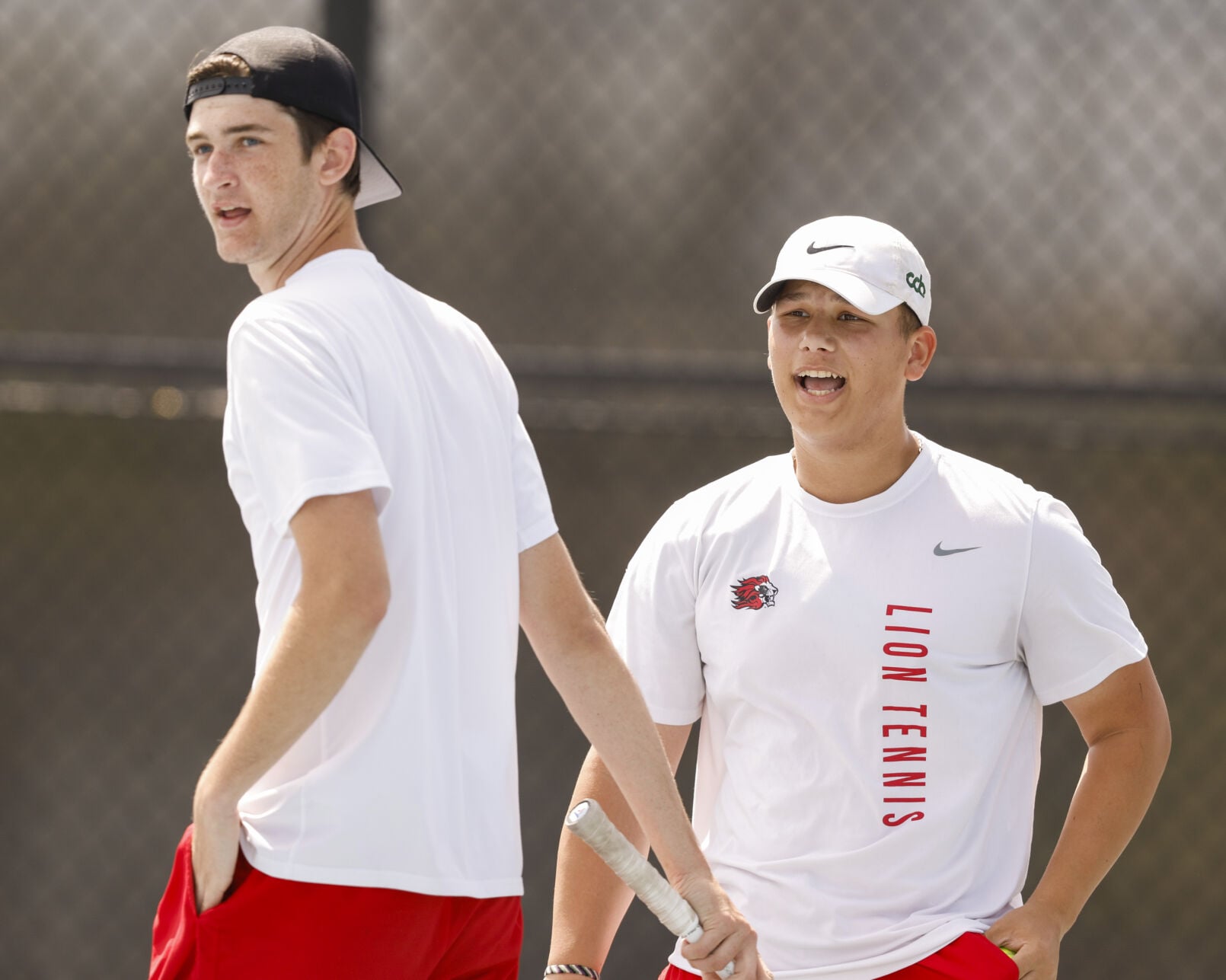 Linn-Mar doubles teams upset higher seeds in boys’ tennis district ...
