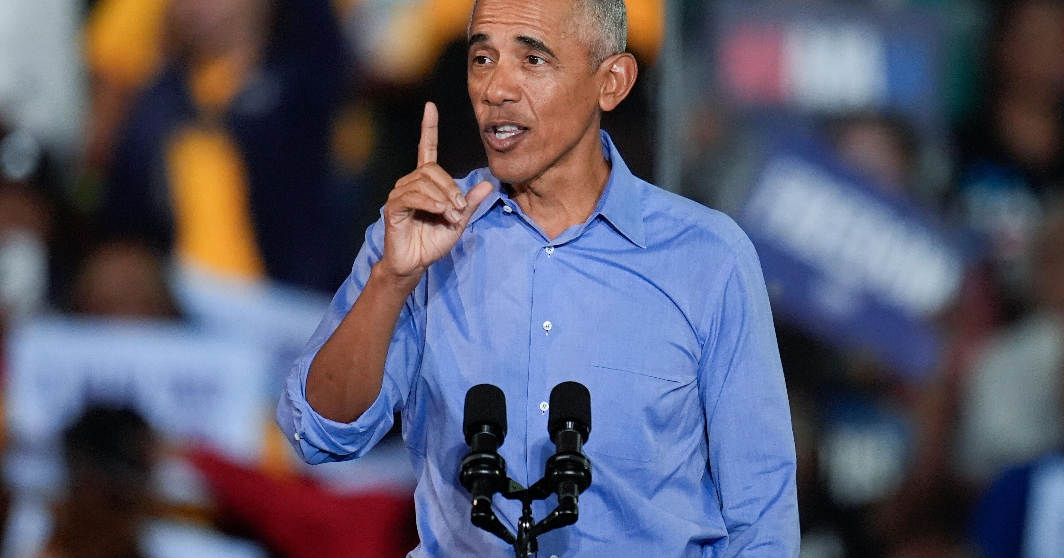 Obama , in Midwest , assails cruelty and indecency from Trump and his allies in the midterm campaign