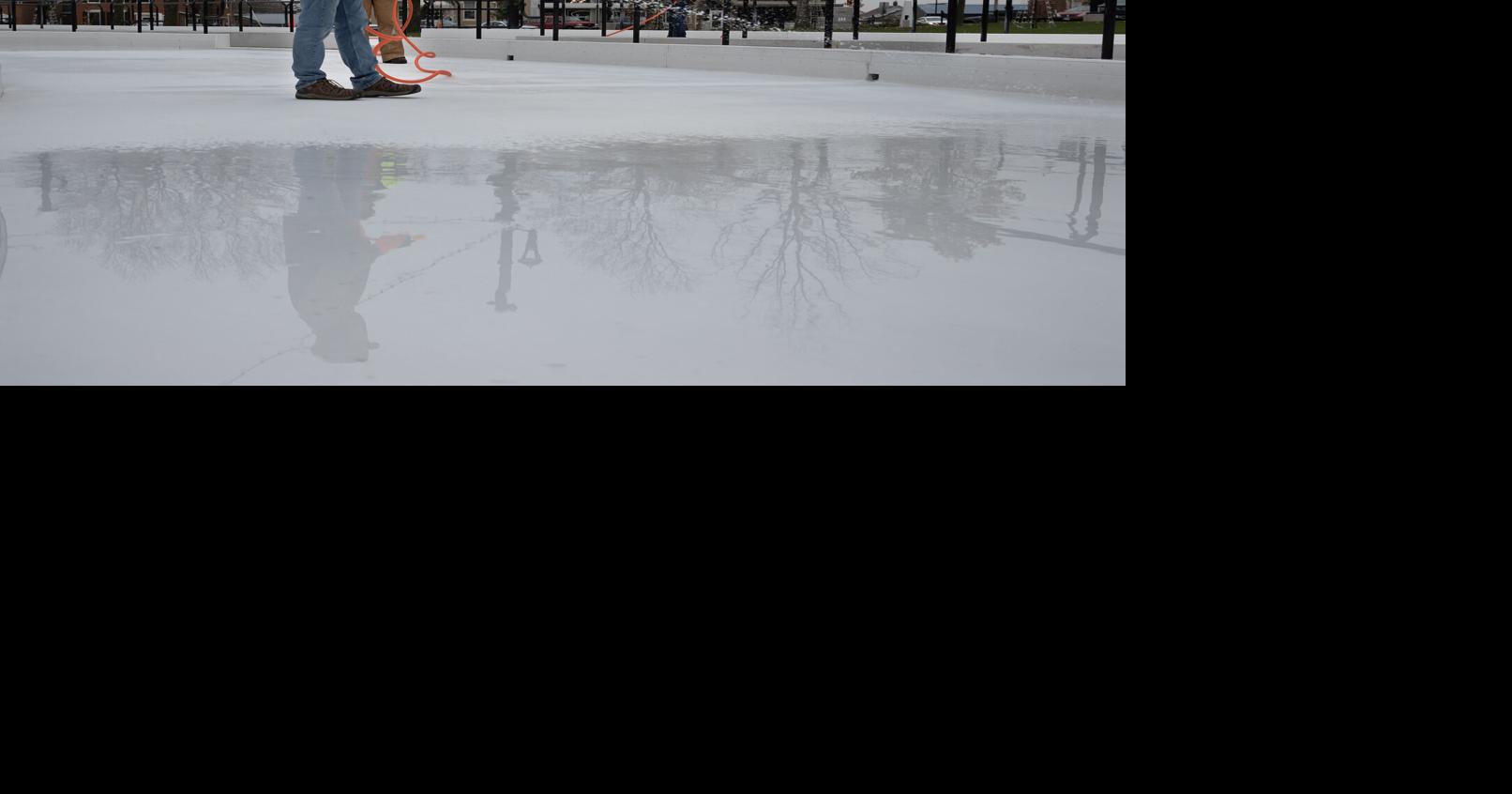 Photos: Preparing for ice skating in Marion | Gazette Photos ...