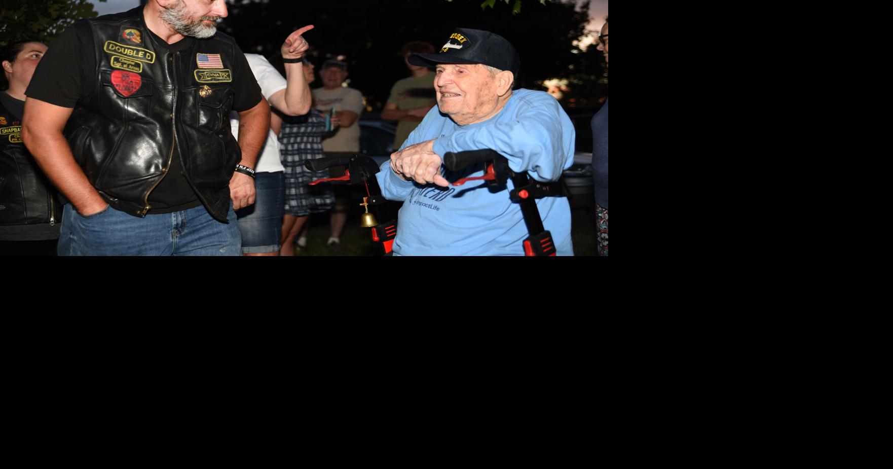 A hero's flagpole: 101-year-old Navy vet honored for service