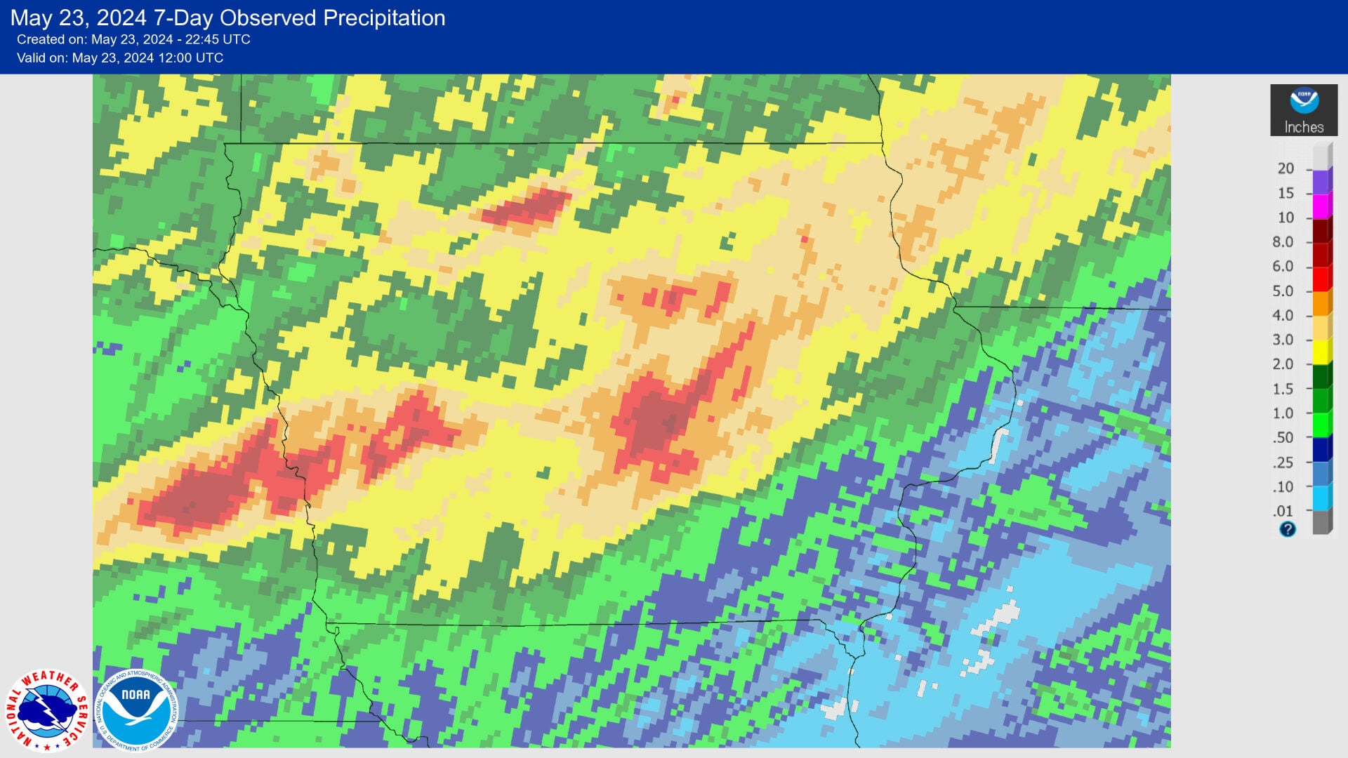 After days of heavy rain, flood warnings issued for Eastern Iowa rivers ...