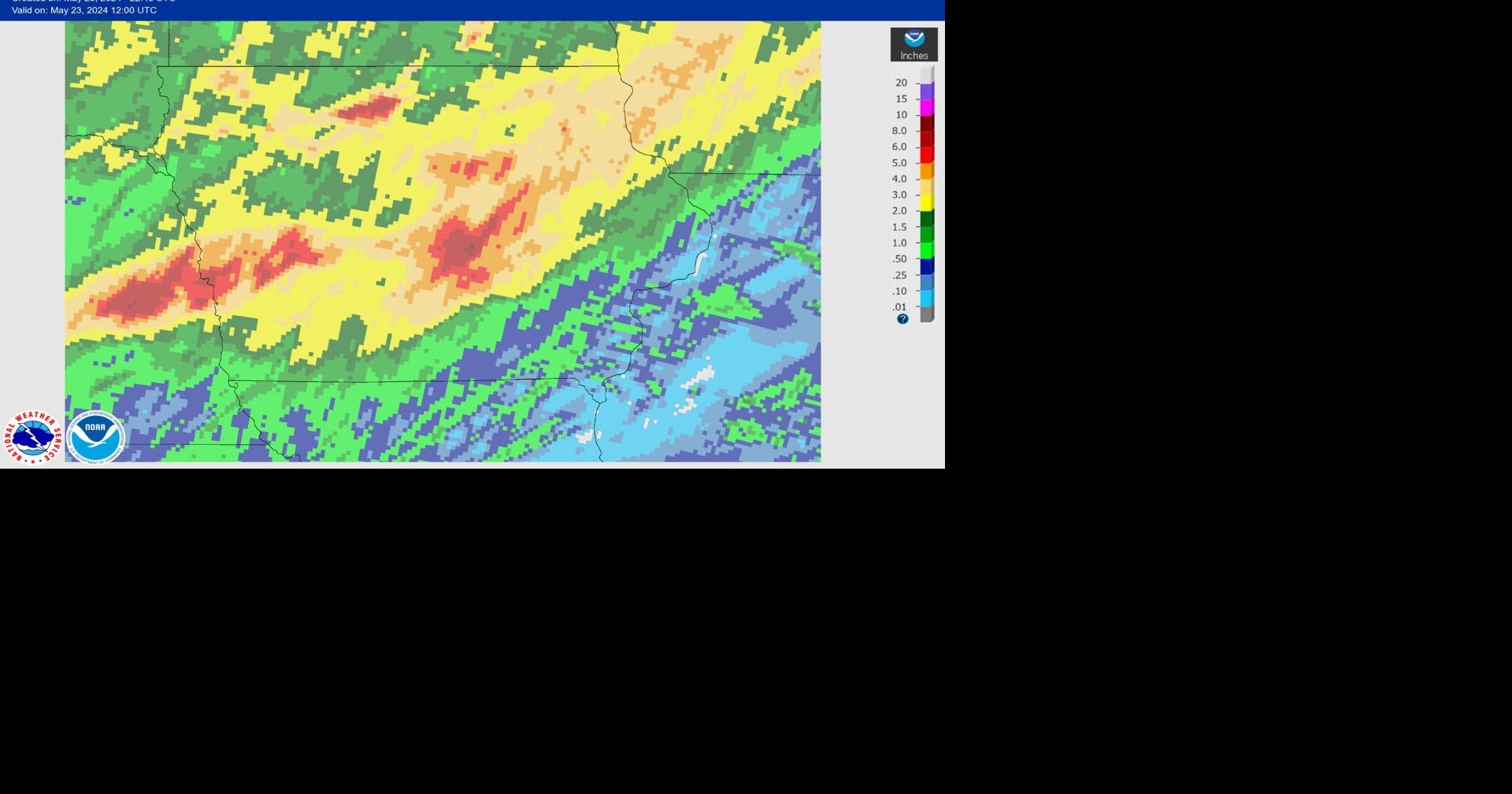 After days of heavy rain, flood warnings issued for Eastern Iowa rivers ...