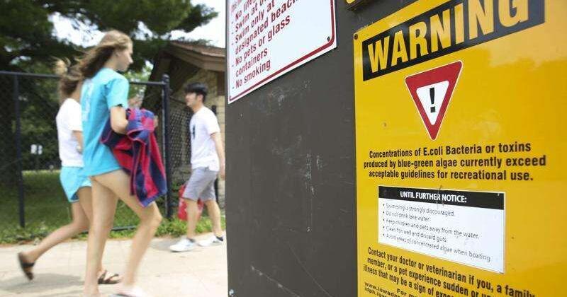 Pollution closes 10 Iowa beaches this weekend