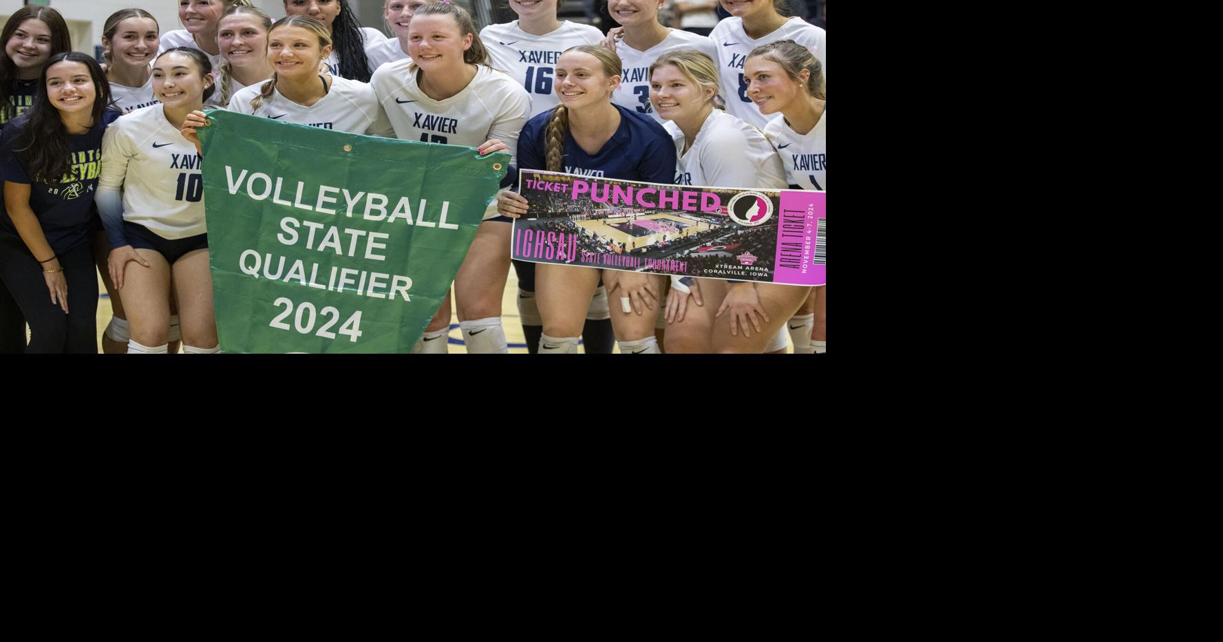 Iowa high school state volleyball 2024: 5A, 4A, 3A brackets, schedule ...