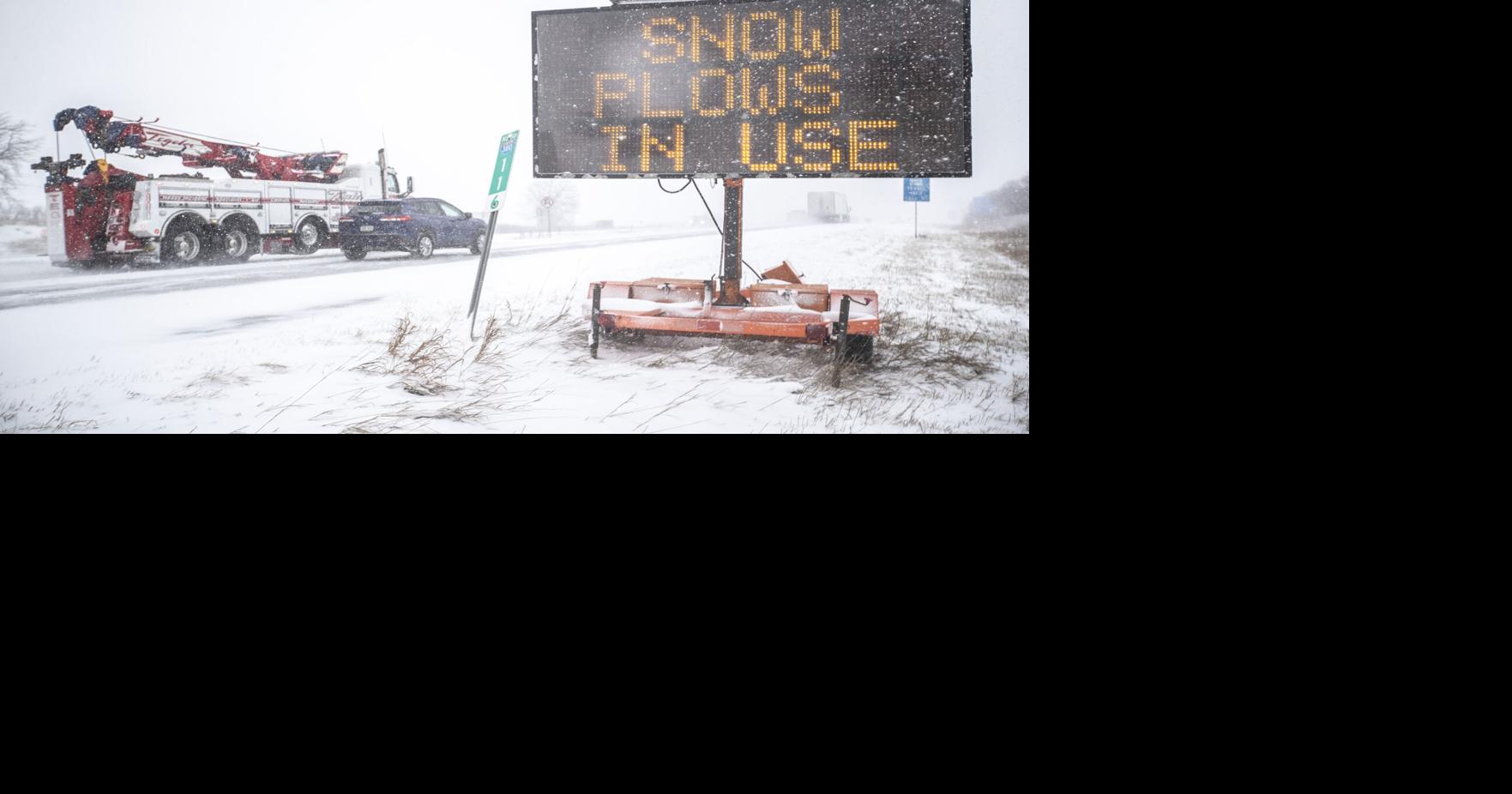 Storm snarls traffic with heavy snow and strong winds | Weather ...