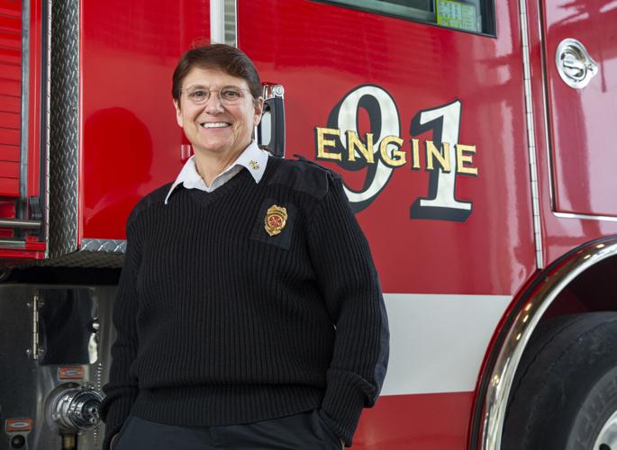 One of Iowa’s first female fire chiefs, Marion’s Deb Krebill retiring ...