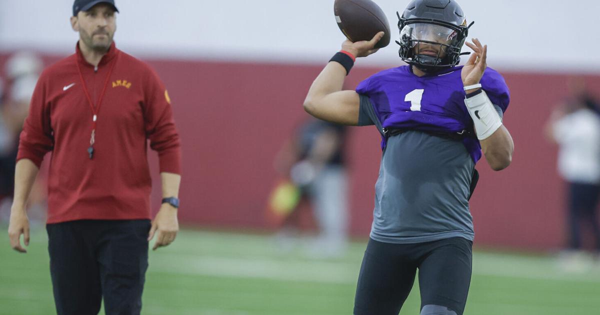 Jaylen Raynor will enter fall camp as Iowa State's clear No. 1 QB