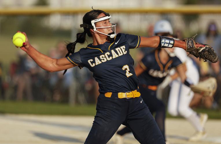 Addison Frake Photo Gallery: High School Softball 2A Regional Final Cascade at ...