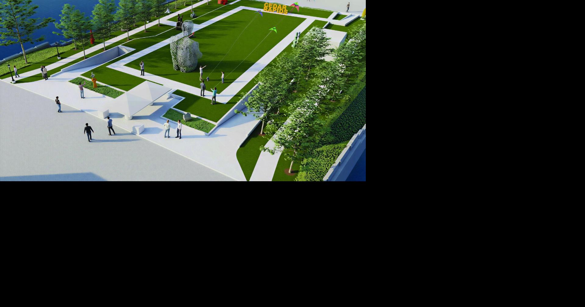 Cedar Rapids debuts plans for May’s Island sculpture park