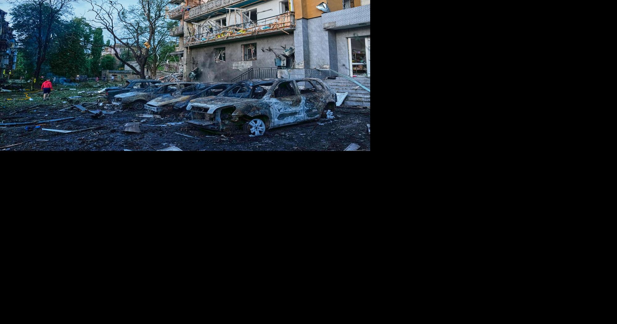 1 killed, 8 injured in an overnight Russian attack on Kyiv