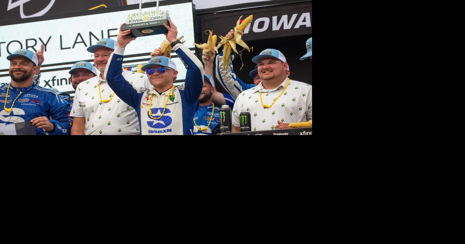 Ty Gibbs’ breakout year continues with win at Iowa Corn 350