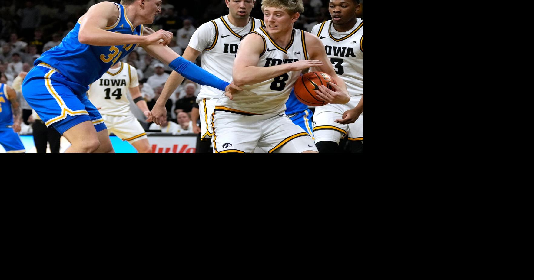 No. 25 Hawkeyes move past UCLA with second Big Ten win of the season ...