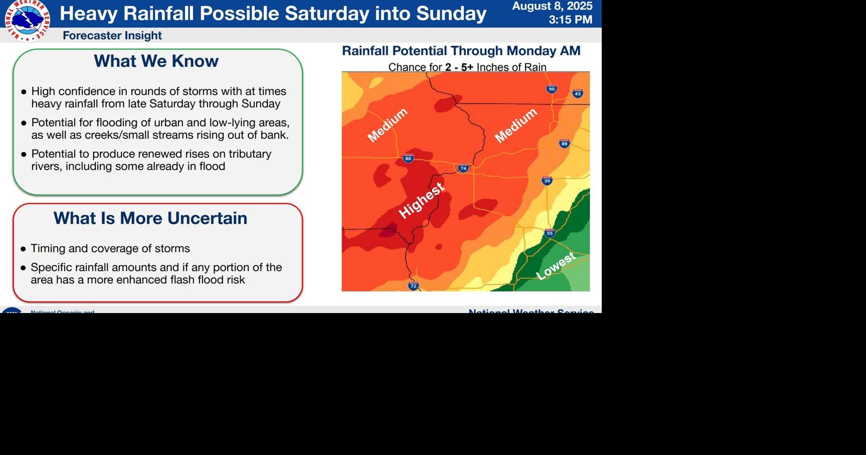Flash flooding, severe storms possible in Eastern Iowa this weekend ...