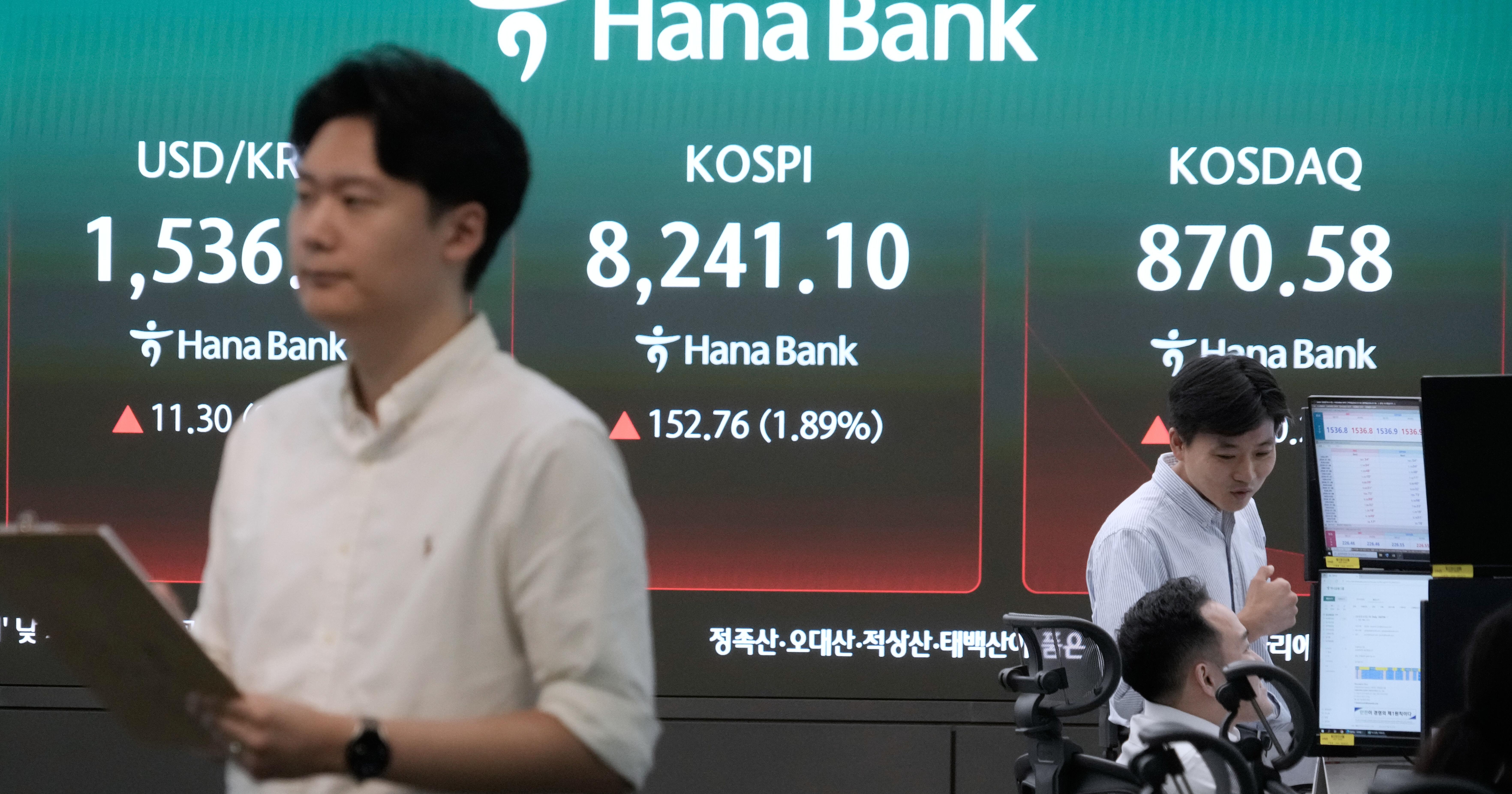 Rebounding AI stocks send the S & P 500 within 1 % of its record