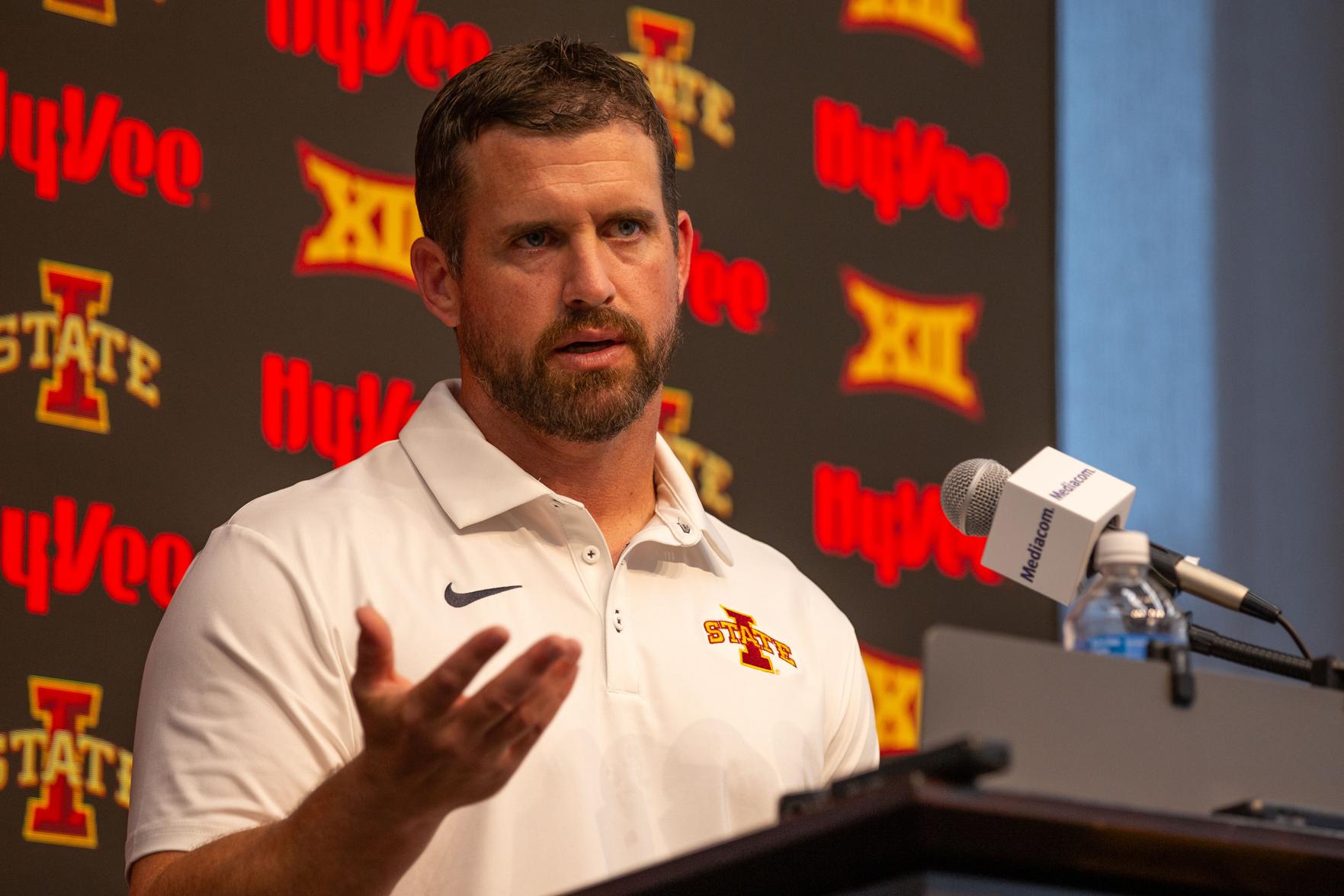 Iowa State pledges to 'bring the juice' in head coach Jimmy Rogers' first  season | Iowa State Football | thegazette.com