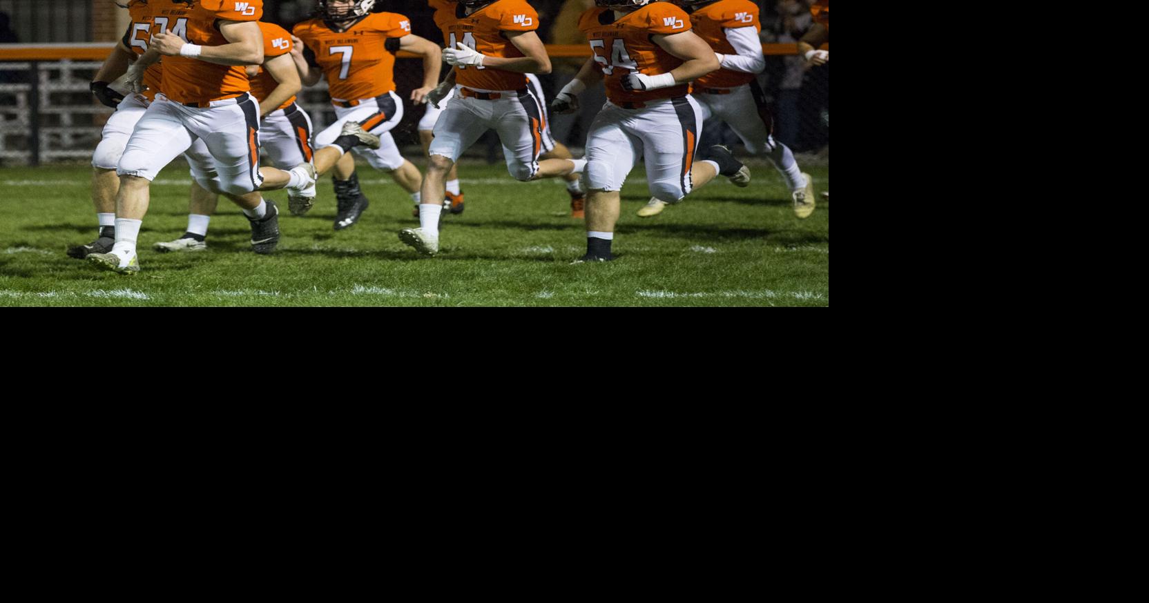 Jack Cantwell, Austin Schnieders lead West Delaware football to 35-0 ...