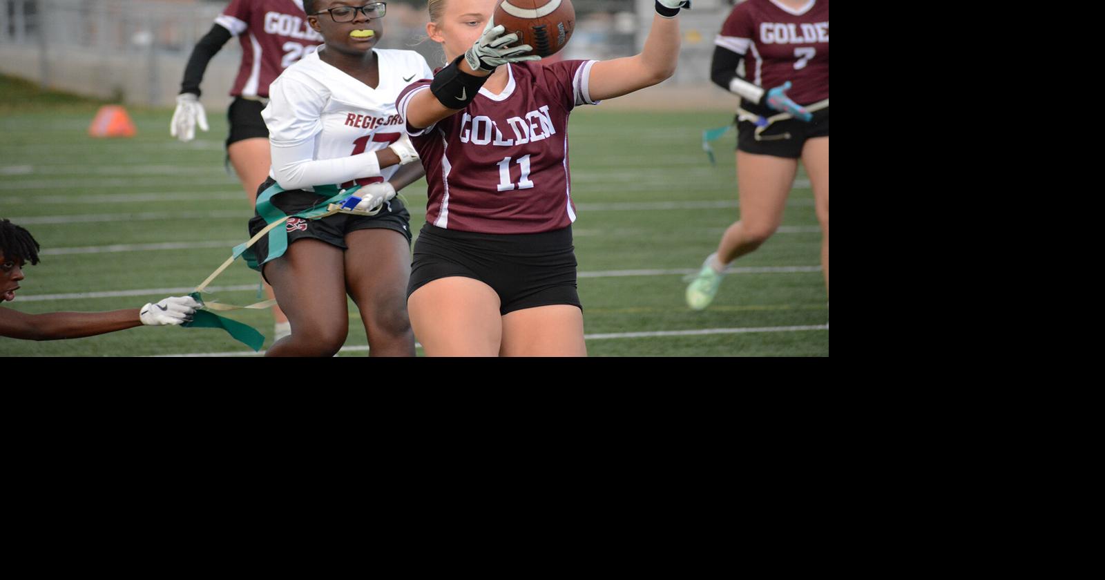 Golden flag football handles Regis Groff in 4A first round