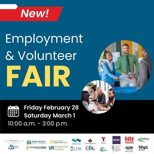 Employment and Volunteer Fair coming to HHPL this week