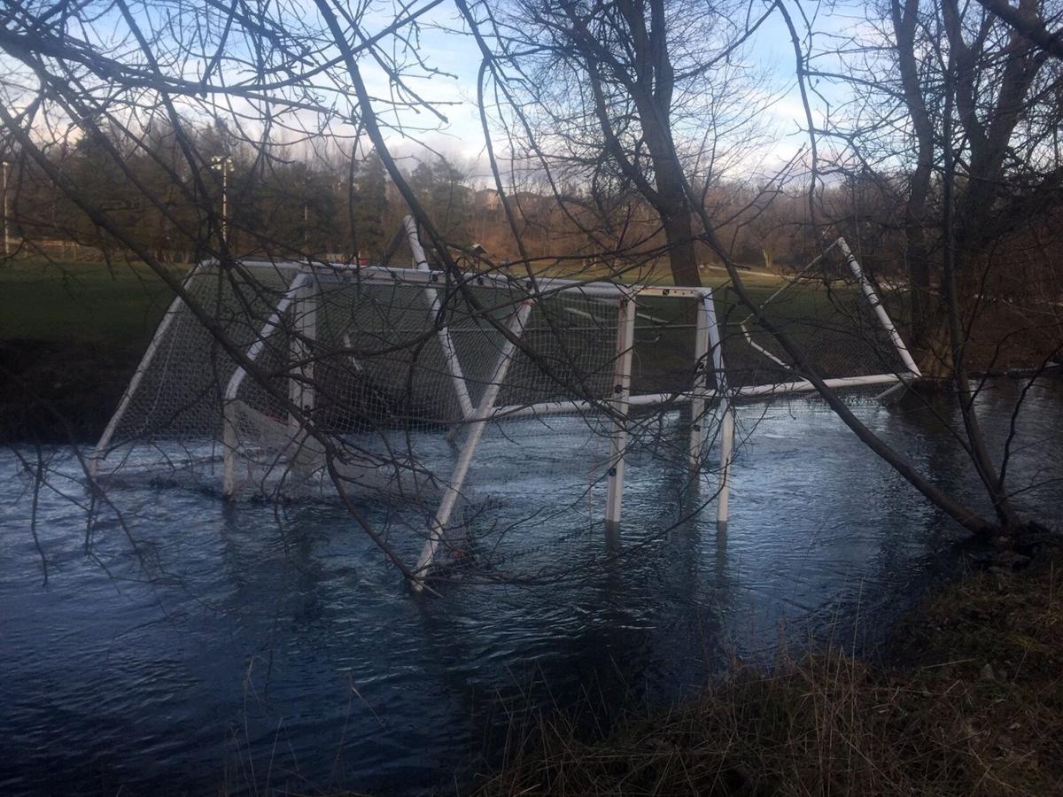 Cedarvale Park soccer nets chained down after being found in Silver Creek