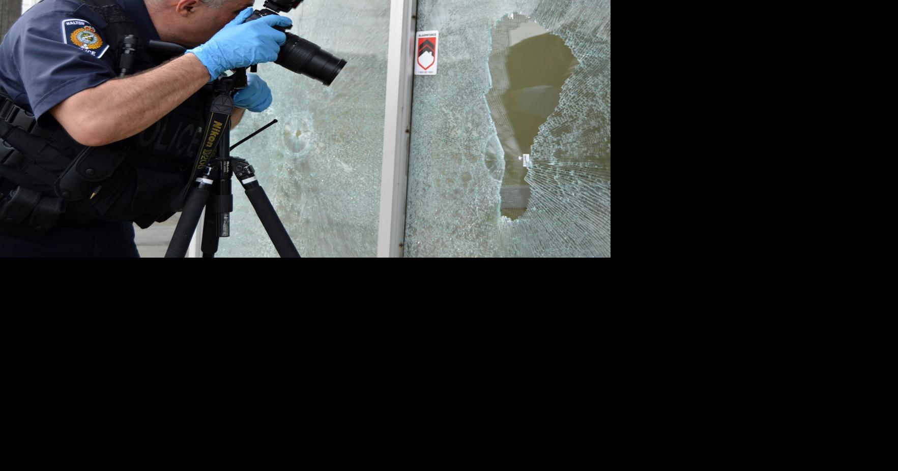 Vandalism at former bowling alley