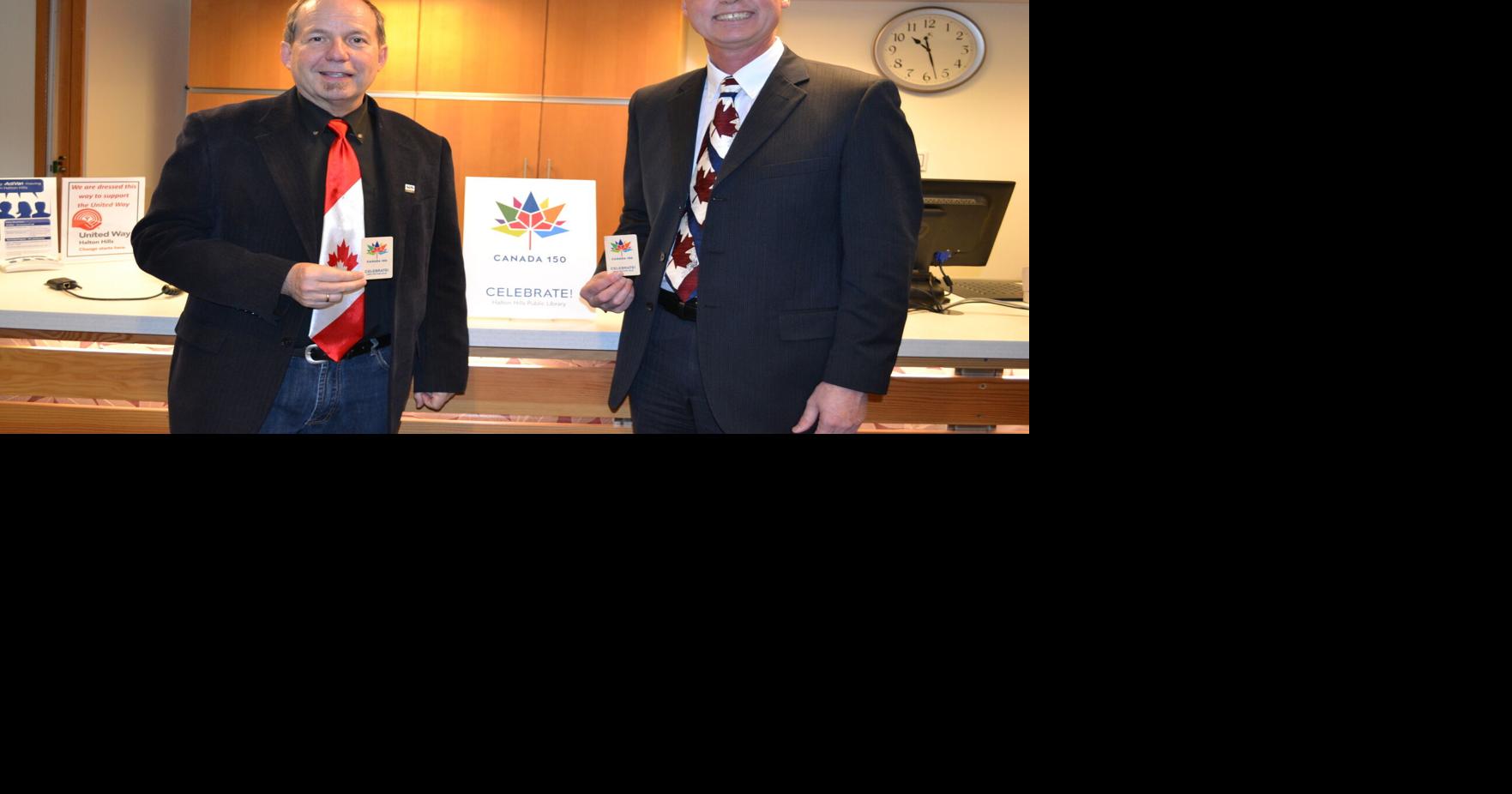 Halton Hills Public Library launch Canada 150 cards