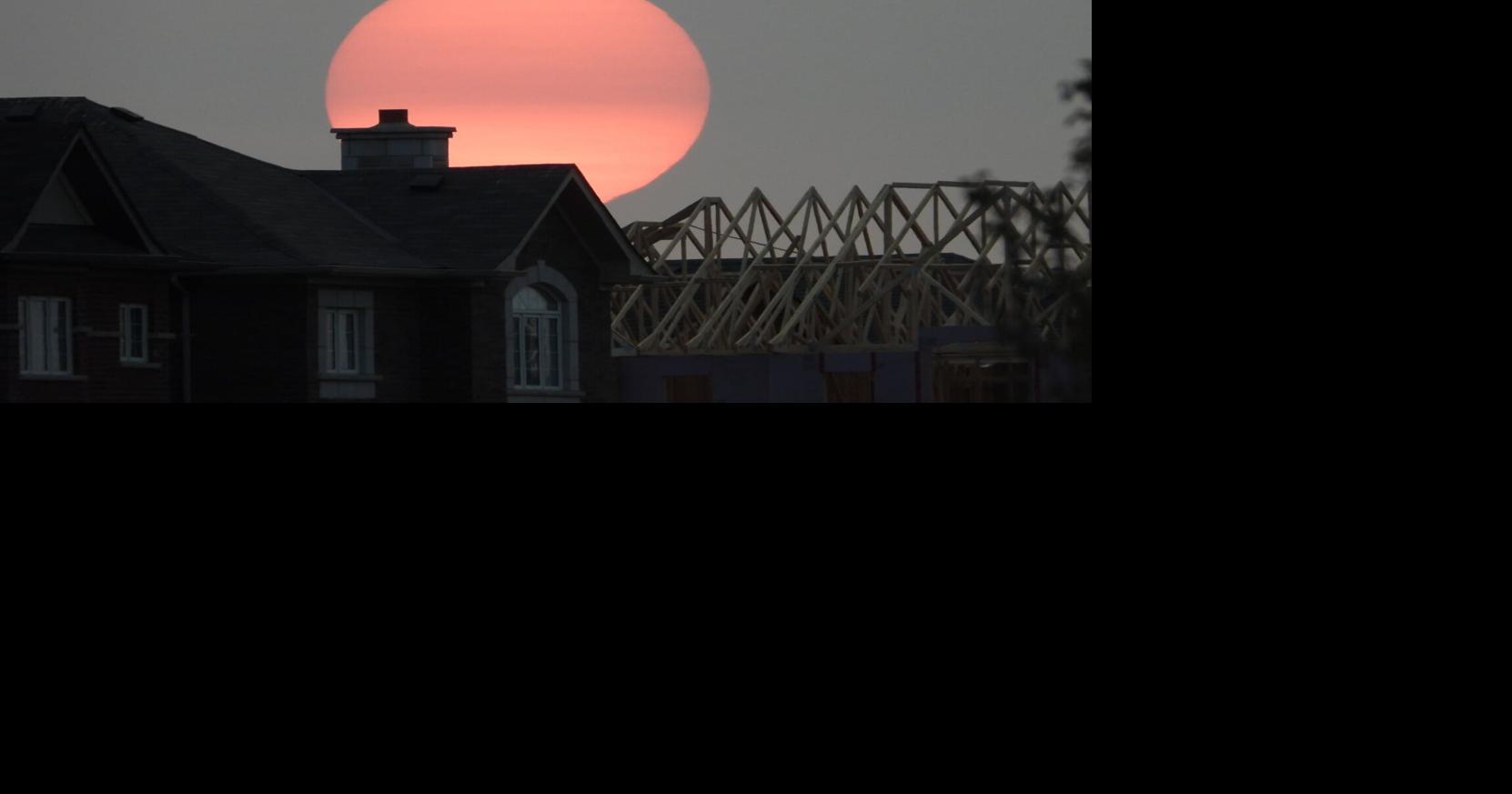 Smoky sunset in Georgetown