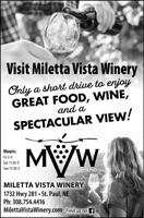 MILETTA VINEYARDS AND WINERY - Ad from 2024-05-18