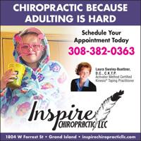 INSPIRE CHIROPRACTIC - Ad from 2024-04-20