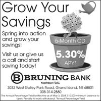 mackenzie assistant  marketing BRUNING BANK - Ad from 2024-05-11