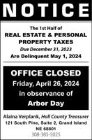 HALL COUNTY CLERK - Ad from 2024-04-17