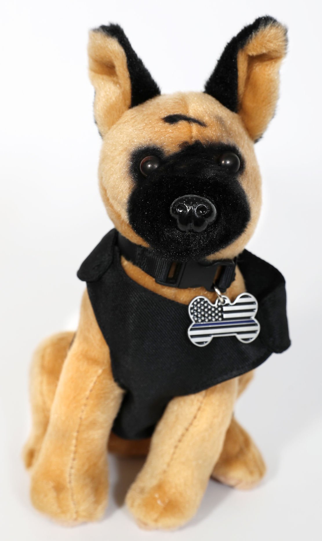 german shepherd police dog stuffed animal