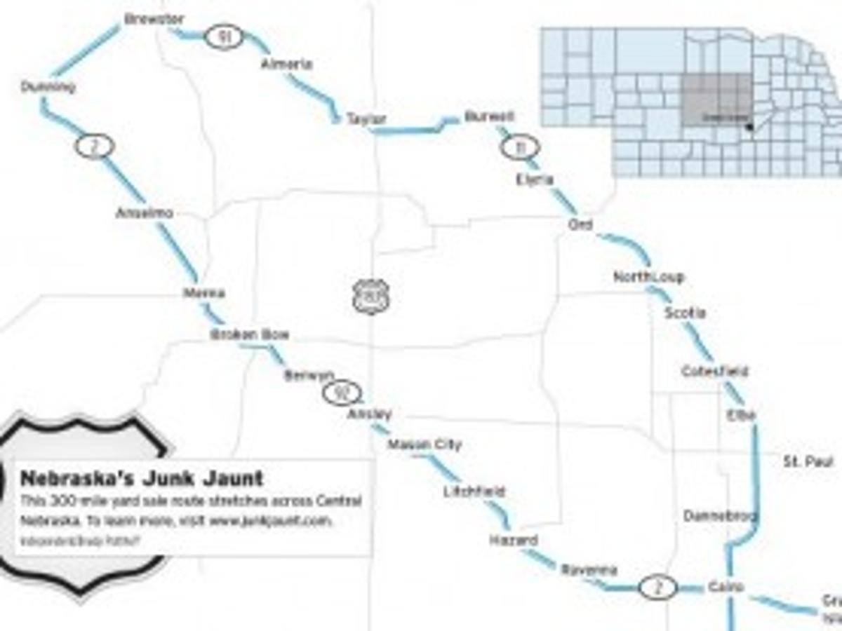Junk Jaunt Features Loads Of Treasures Grand Island Local News Theindependent Com Nebraska Junk Jaunt 2022 Map