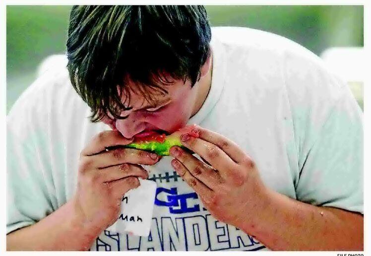 WATERMELON-EATING CONTEST SATURDAY