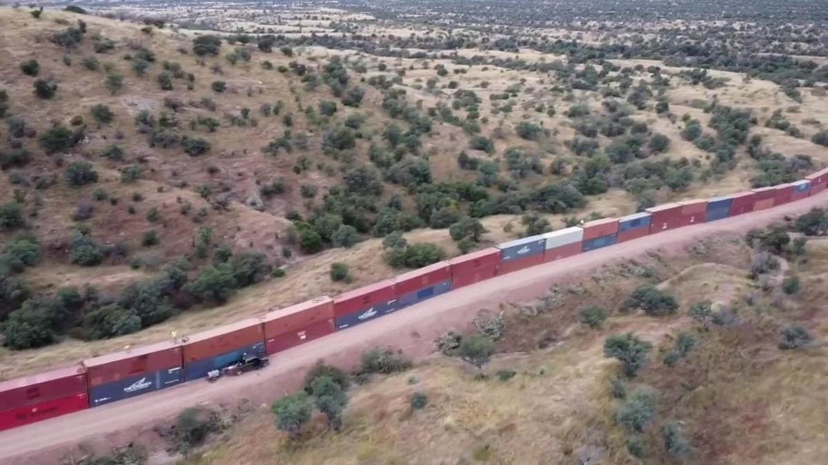 Arizona selling shipping containers from short lived border wall  