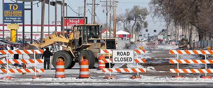 Webb Road widening hits snags