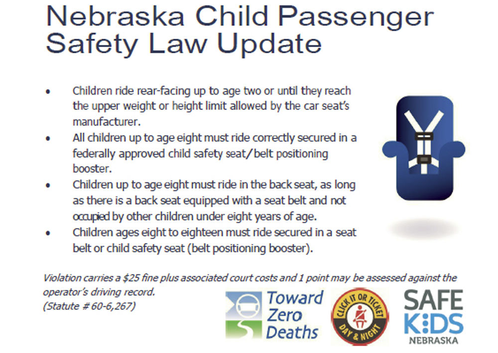 New year brings changes to child restraint law Grand Island Local