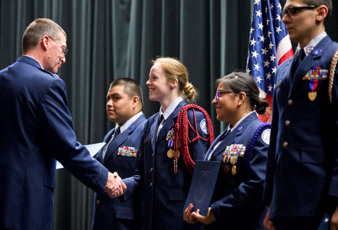 Air Force gives GISH Junior ROTC program highest commendation