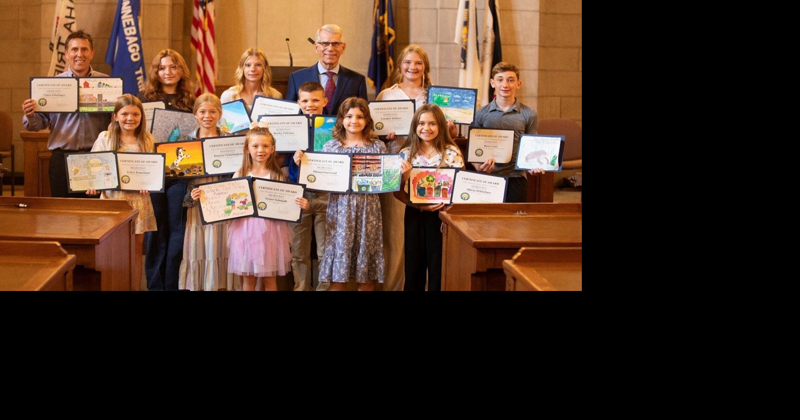 Area students’ environmental artwork to be featured in 2026 “Nebraska: Don’t Waste It!” calendar