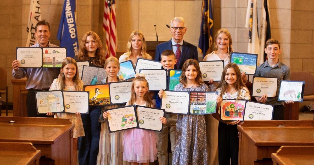 Area students’ environmental artwork to be featured in 2026 “Nebraska: Don’t Waste It!” calendar