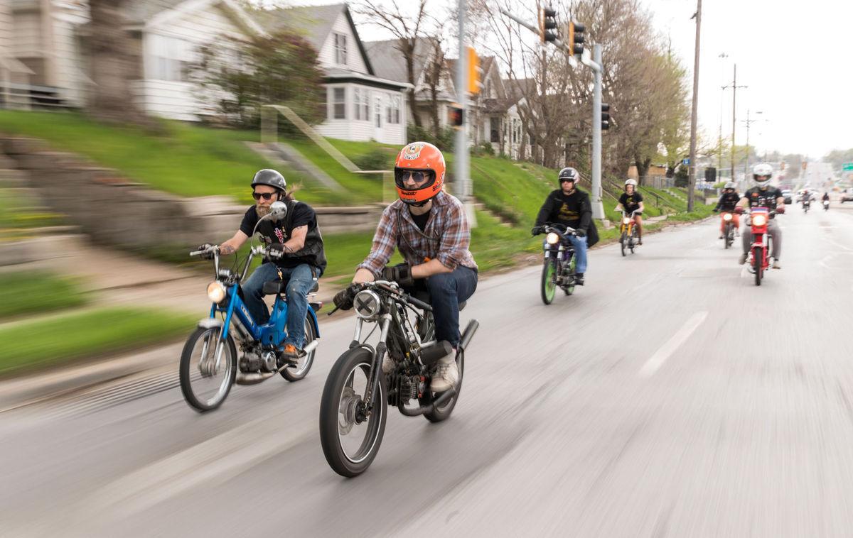 Mopeds (aka motorcycles for nerds) stage a comeback among fiercely