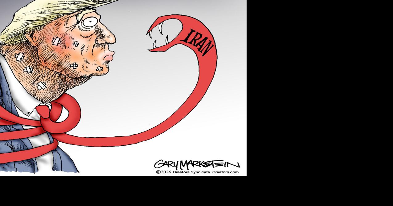16 political cartoons drop on the war in Iran